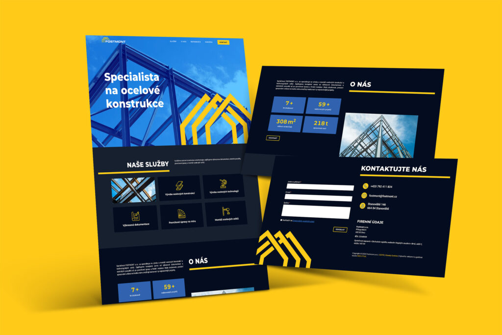 n&aacute;vrh webov&yacute;ch str&aacute;nek